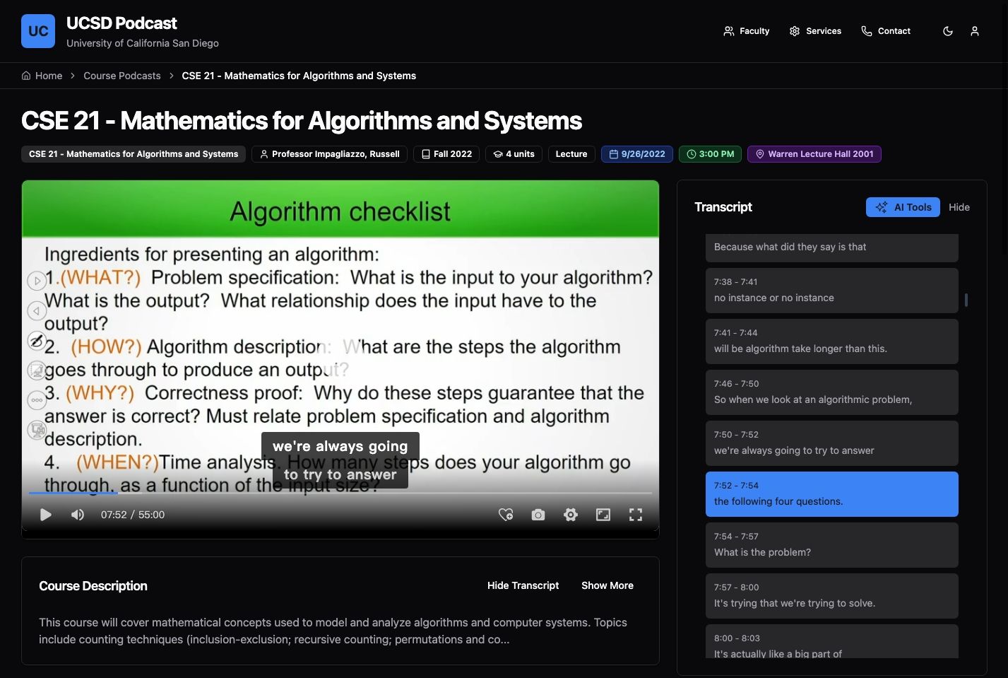Enhanced player in dark mode