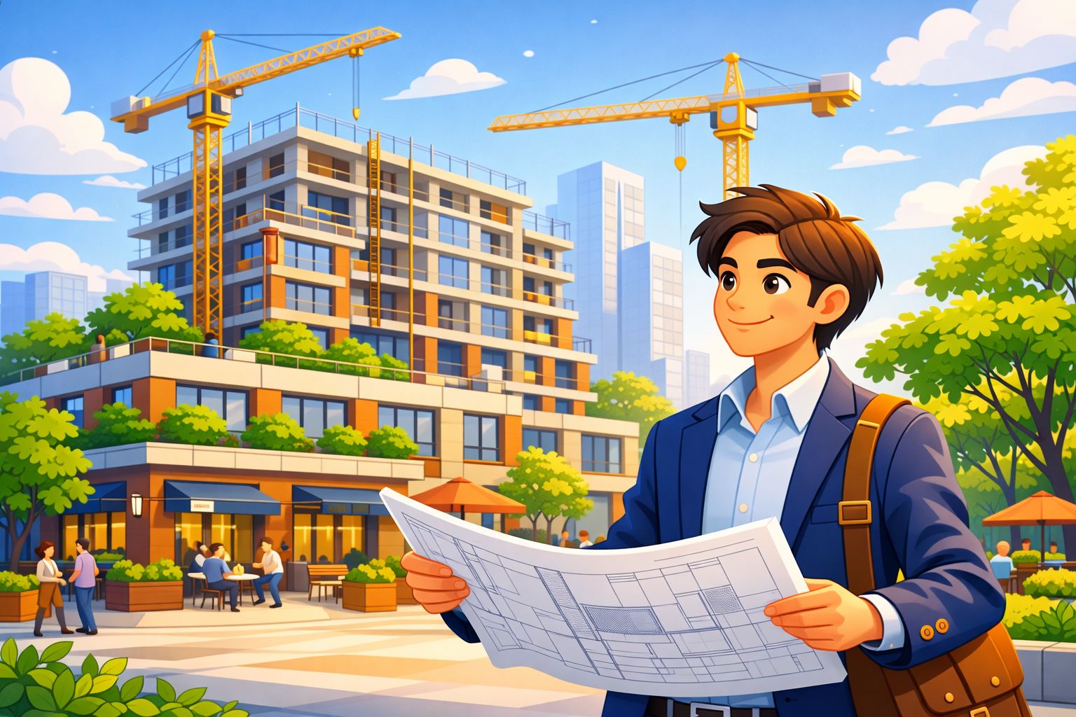 Real estate project in progress