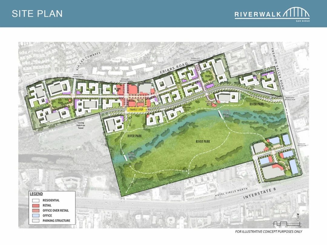 Riverwalk plan map
