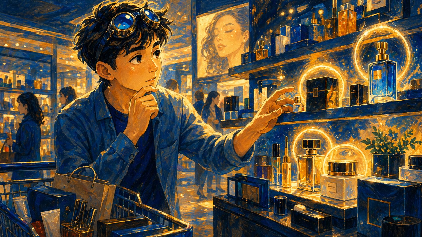 Beautiful product packaging glowing on a store shelf as design quietly shapes trust and desire